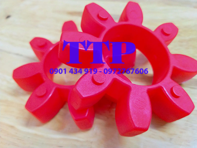 Khớp nối hoa thị nhựa pu màu đỏ
