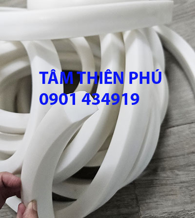 ron silicone xốp trắng 20x20mm