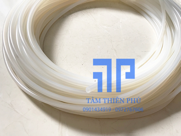 Ống silicone chịu nhiệt trắng trong