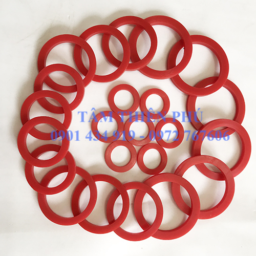 Oring silicone chịu nhiệt màu đỏ
