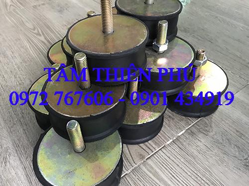 Cao su giảm chấn 1 đầu âm dương k100
