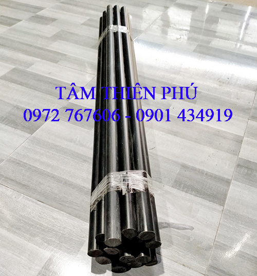Nhựa POM màu đen phi 50