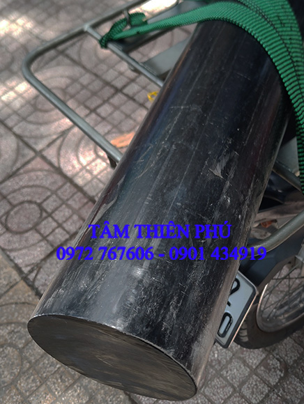 Cây nhựa POM màu đen phi 120