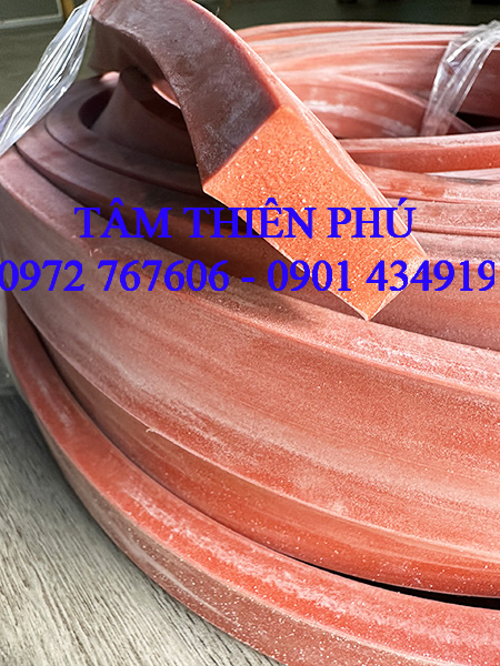 Gioăng silicon xốp tiết diện chữ nhật