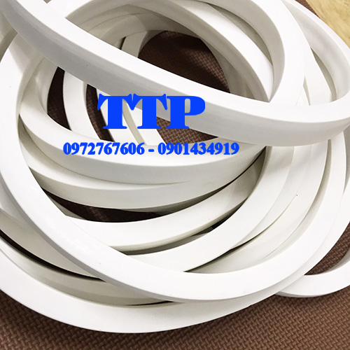 Gioăng silicone xốp trắng vuông
