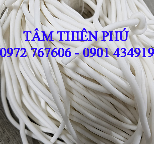 Ron xốp silicon tròn phi 4