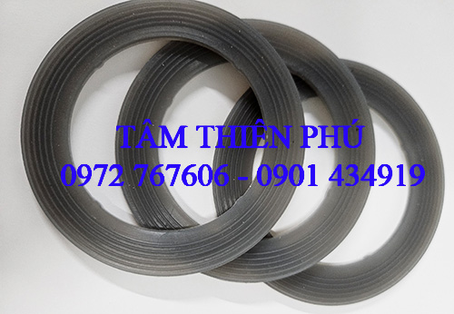 Vòng đệm silicone chịu nhiệt màu xám